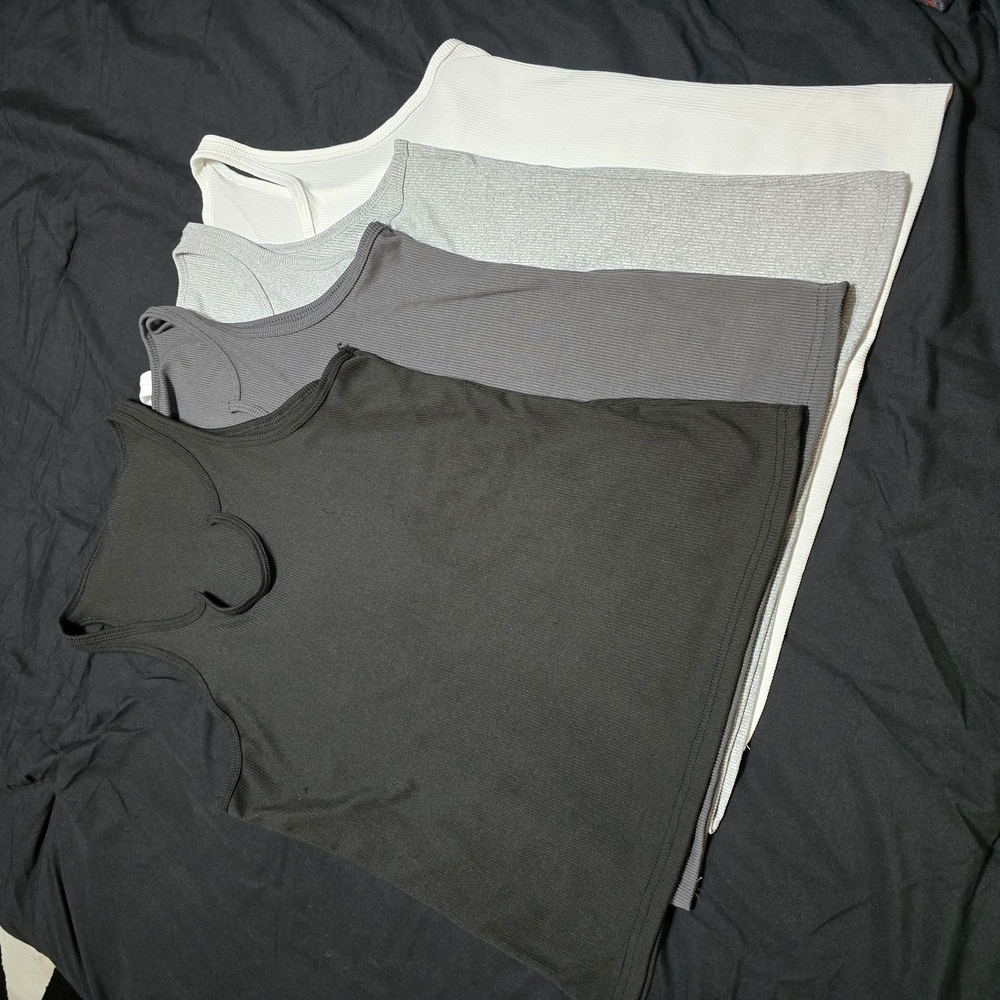 Set of Four Sleeveless Tops, LARGE
